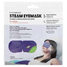 Паровая маска для глаз, сладкая лаванда, 1 маска для глаз, Steambase