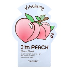 I&apos;m Peach, тканевая маска для восстановления, 1 шт., 21 г (0,74 унции), Tony Moly