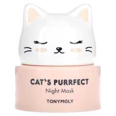 Ночная косметическая маска Cat&apos;s Purrfect, 50 г, Tony Moly