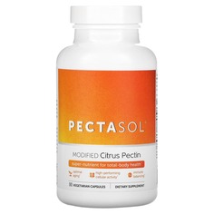 PectaSol, модифицированный цитрусовый пектин, 90 вегетарианских капсул, Econugenics