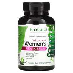Коферментный мультивитаминный комплекс для женщин, прием 1 раз в день, 30 вегетарианских капсул, Emerald Laboratories