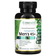 Мультивитаминный комплекс, для мужчин от 45 лет, 1 раз в день, 30 вегетарианских капсул, Emerald Laboratories