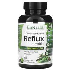 Reflux Health с Mucosave FG, 60 растительных капсул, Emerald Laboratories