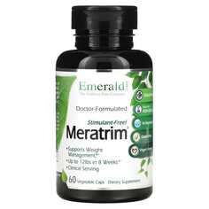 Meratrim, без стимуляторов, 400 мг, 60 растительных капсул, Emerald Laboratories