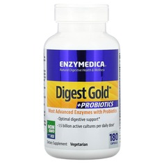 Digest Gold, добавка с пробиотиками, 180 капсул, Enzymedica
