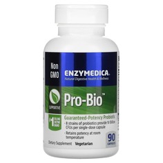 Pro-Bio, пробиотик гарантированного действия, 90 капсул, Enzymedica