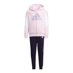 Спортивный костюм Adidas Kids Lk Logo Kn, розовый/фиолетовый