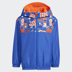Куртка Adidas Kids Reversible, синий/оранжевый