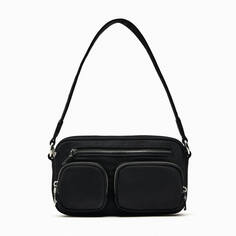 Сумка Zara Crossbody With Pockets, черный