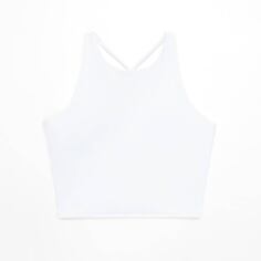 Топ Oysho Comfortlux Strap Tank, белый