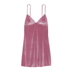 Платье-комбинация Victoria&apos;s Secret Velvet, розовый