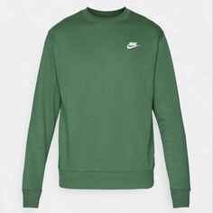 Толстовка Nike Sportswear Club Crew Unisex, зеленый