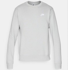 Толстовка Nike Sportswear Club Crew Unisex, светло-серый