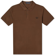 Футболка-поло Fred Perry Plain, коричневый