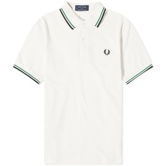 Футболка-поло Fred Perry Twin Tipped, кремовый