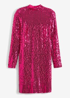 Платье с пайетками Bodyflirt Boutique, розовый