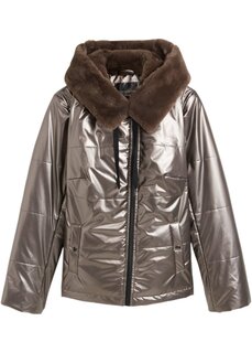 Блестящая стеганая куртка Bpc Selection, коричневый