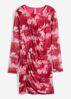 Платье-рубашка из сетки на подкладке Rainbow, розовый
