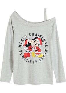 Рубашка с микки маусом Disney, серый