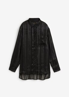Блузка с металлизированной нитью Bpc Selection, черный