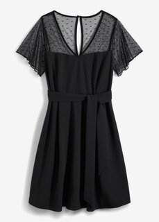 Платье из шифона Bodyflirt Boutique, черный