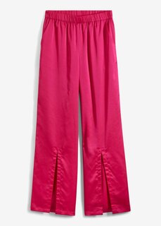 Атласные брюки с разрезами Rainbow, розовый