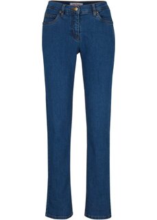 Комфортные эластичные прямые джинсы John Baner Jeanswear, синий