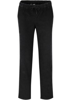 Вельветовые брюки с кулиской Bpc Bonprix Collection, черный