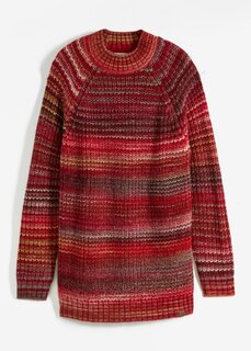 Пуловер в меланжевом исполнении John Baner Jeanswear, красный