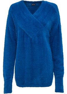Пушистый свитер Bodyflirt, синий