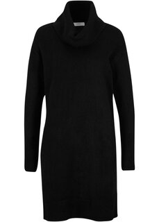 Трикотажное платье оверсайз Bpc Bonprix Collection, черный