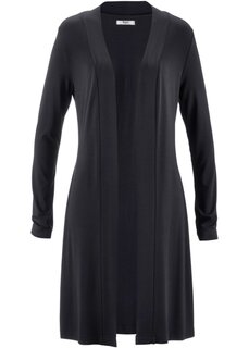 Легкая длинная куртка-рубашка с длинными рукавами Bpc Bonprix Collection, черный