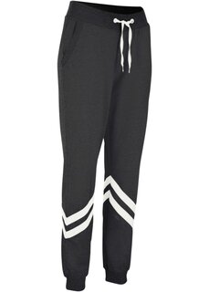Спортивные штаны с полосками Bpc Bonprix Collection, черный
