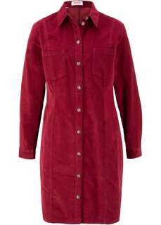 Вельветовое платье стрейч John Baner Jeanswear, красный