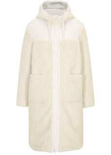 Пальто из смешанного материала teddy Bpc Bonprix Collection, белый