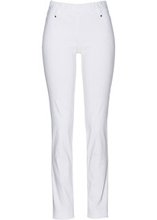 Эластичные брюки без застежки Bpc Selection, белый