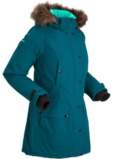 Функциональная уличная длинная куртка с капюшоном Bpc Bonprix Collection, синий