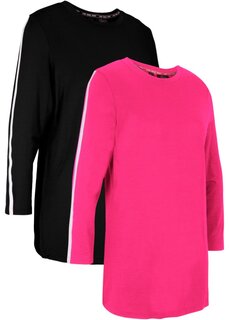 Спортивная рубашка с рукавами 7/8 (2 шт в упаковке) Bpc Bonprix Collection, розовый