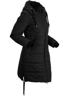 Водоотталкивающее стеганое пальто для отдыха на открытом воздухе Bpc Bonprix Collection, черный