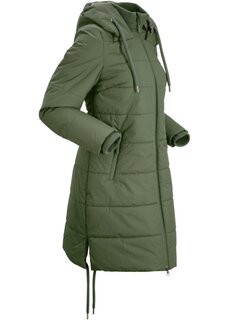 Водоотталкивающее стеганое пальто для отдыха на открытом воздухе Bpc Bonprix Collection, зеленый