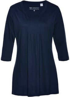 Длинная рубашка с рукавами 3/4 Bpc Selection, синий