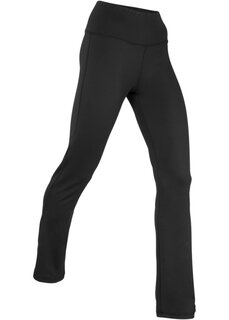 Модельные спортивные брюки с расклешенным карманом Bpc Bonprix Collection, черный