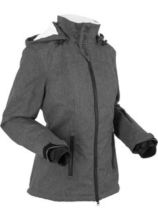 Функциональная куртка для активного отдыха с флисом тедди Bpc Bonprix Collection, серый