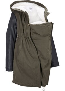 Куртка для беременных на плюшевой подкладке / куртка для новорожденных Bpc Bonprix Collection, зеленый
