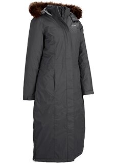 Уличное пальто с мехом Bpc Bonprix Collection, серый