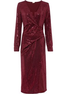 Платье с пайетками Bodyflirt Boutique, красный