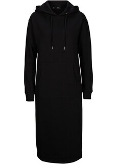 Спортивное платье с капюшоном Bpc Bonprix Collection, черный