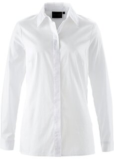 Длинная эластичная блузка Bpc Selection, белый