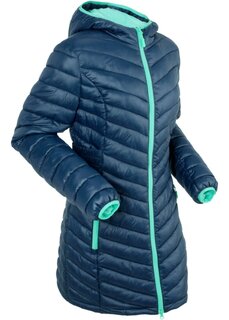 Сверхлегкая стеганая длинная куртка в сумке Bpc Bonprix Collection, синий