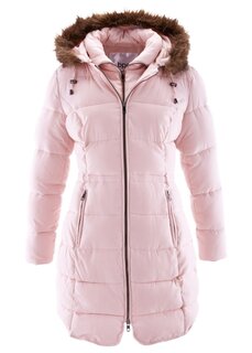 Стеганая куртка на подкладке с капюшоном Bpc Bonprix Collection, розовый